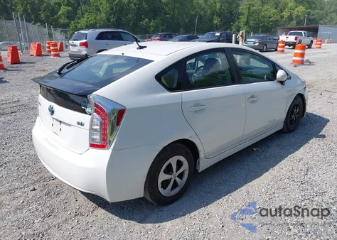2013 Toyota Prius из США, поврежденный, VIN JTDKN3DU8D5642659